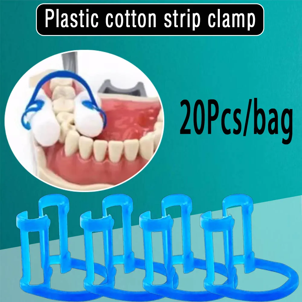20Pcs Disposable Dental Cotton Roll Holders Blue Plastic Clips for Dentist Clinics and Medical Use 
20Pcs Disposable Dental Cotton Roll Holders Blue Plastic Clips for Dentist Clinics and Medical Use