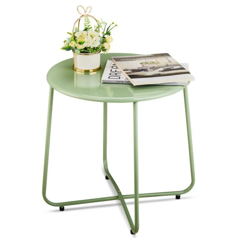 Patio Small Side Table Waterproof Round Metal Coffee Table Weather Resistant End Table for Indoor Outdoor Garden Balcony Yard G
Patio Small Side Table Waterproof Round Metal Coffee Table Weather Resistant End Table for Indoor Outdoor Garden Balcony Yard G