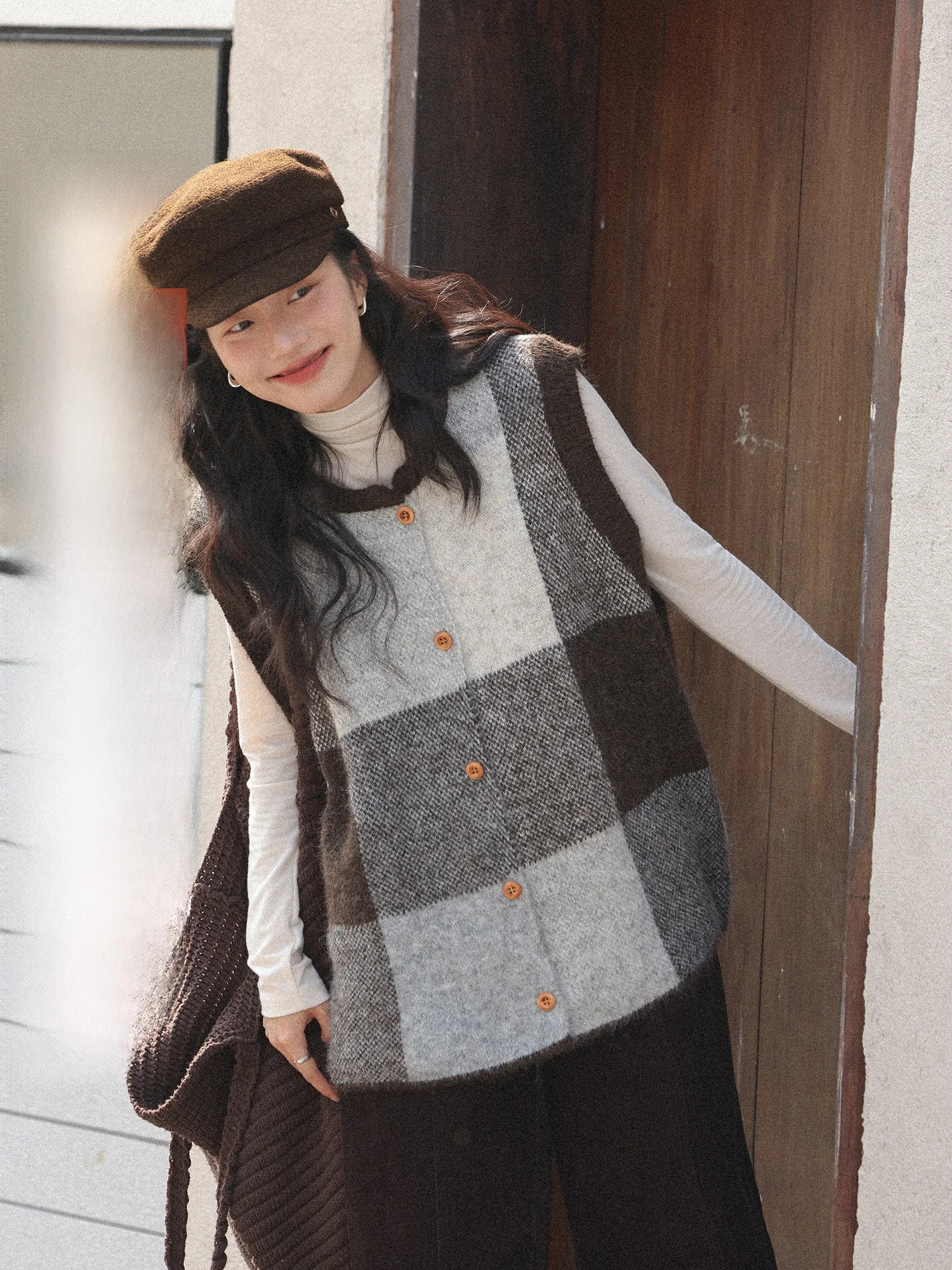 Women's Knitted Vest Top Layering Outerwear Color Blo Design Winter 2026 New Korean Sle Mixd Finder Determined
Women's Knitted Vest Top Layering Outerwear Color Blo Design Winter 2026 New Korean Sle Mixd Finder Determined