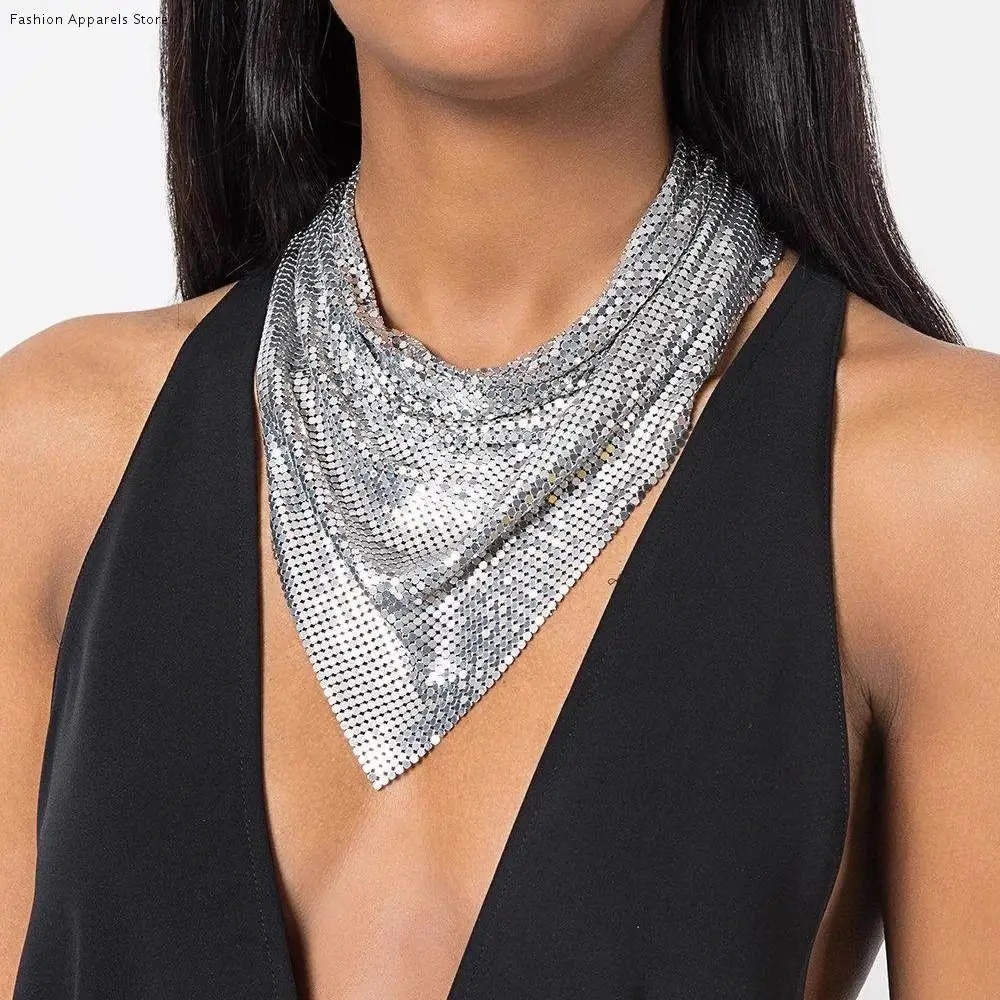 Neckwear Headscarf Sequined Triangle Scarves Headkerchief Neck Wrap Shawl Headband Necklace Korean Style Bandanas Party
Neckwear Headscarf Sequined Triangle Scarves Headkerchief Neck Wrap Shawl Headband Necklace Korean Style Bandanas Party