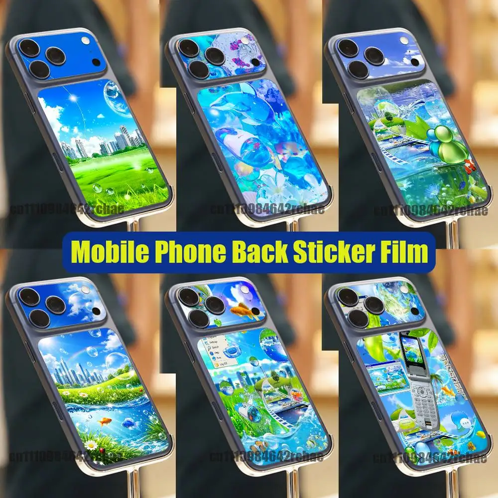 For Frutiger Aero iPhone 17 Pro Max Phone Back Sticker Film Decal Skin Wrap DIY Custom Stickers Full Cover
For Frutiger Aero iPhone 17 Pro Max Phone Back Sticker Film Decal Skin Wrap DIY Custom Stickers Full Cover