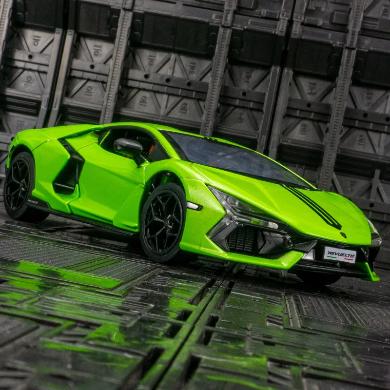 1:24 Lamborghini Revuelto суперкар из сплава, модель автомобиля, звук и свет, детские игрушки, коллекционные предметы, подарок на день рождения
1:24 Lamborghini Revuelto суперкар из сплава, модель автомобиля, звук и свет, детские игрушки, коллекционные предметы, подарок на день рождения