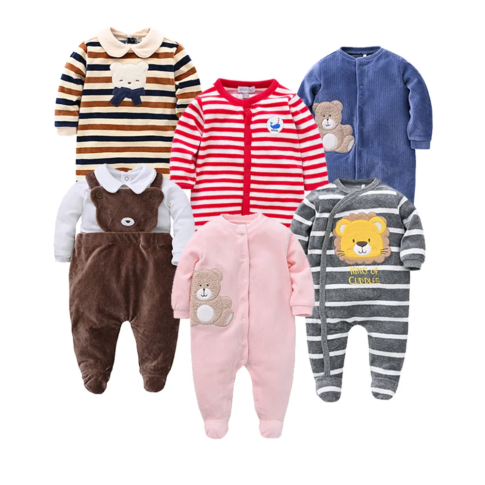 New Arrival Baby Rompers Velvet Soft Infant Jumpsuit Baby Girls Overalls Winter Boys Pajamas Kids Clothing from 0-24M
New Arrival Baby Rompers Velvet Soft Infant Jumpsuit Baby Girls Overalls Winter Boys Pajamas Kids Clothing from 0-24M