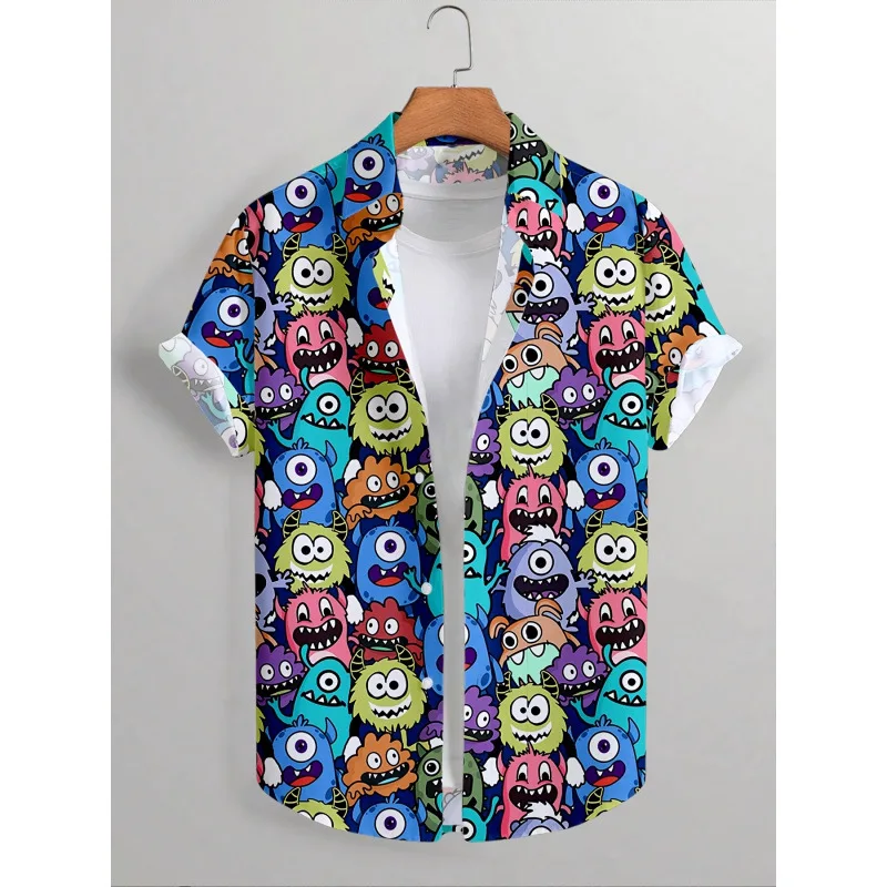 Cartoon Print Shirt Women's Button up Casual Cotton Shirt Comfortable Fit Spring Summer Fashion Top Easy Care Maintenance
Cartoon Print Shirt Women's Button up Casual Cotton Shirt Comfortable Fit Spring Summer Fashion Top Easy Care Maintenance