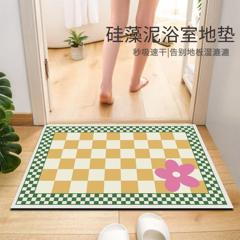 Simple Bathroom Water-Absorbing Diatom Ooze Floor Mat Shower Room Quick-Drying Non-Slip Water Absorption
Simple Bathroom Water-Absorbing Diatom Ooze Floor Mat Shower Room Quick-Drying Non-Slip Water Absorption