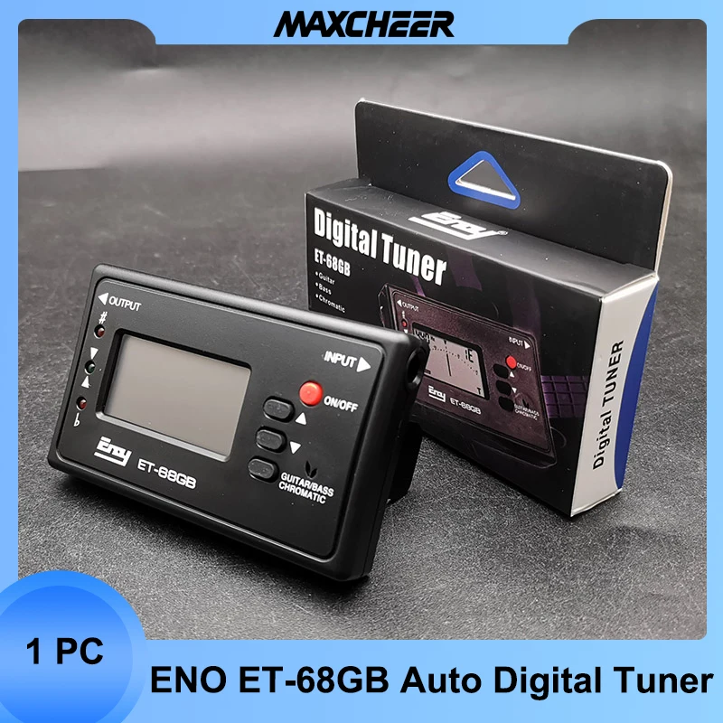 ENO ET-68GB Auto Digital Tuner Chromatic Guitar Bass Tuner
ENO ET-68GB Auto Digital Tuner Chromatic Guitar Bass Tuner
