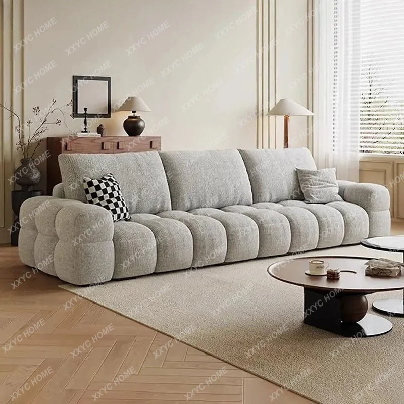 Velvet Sofa Living Room Straight Row Small Apartment New Marshmallow Bubble Fabric Sofa
Velvet Sofa Living Room Straight Row Small Apartment New Marshmallow Bubble Fabric Sofa