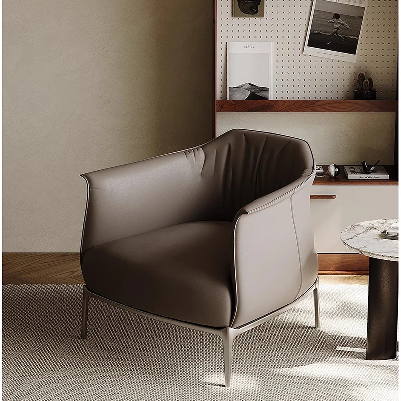 modern luxury chair single Italian minimalist single leather living room chair balcony leisure designer chaisse furniture
modern luxury chair single Italian minimalist single leather living room chair balcony leisure designer chaisse furniture