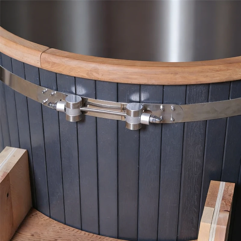 DIOOIST Modern Hotel Use Single Cold Tub with 304# Stainless Steel Liner and PVC Wood Plastic Construction
DIOOIST Modern Hotel Use Single Cold Tub with 304# Stainless Steel Liner and PVC Wood Plastic Construction