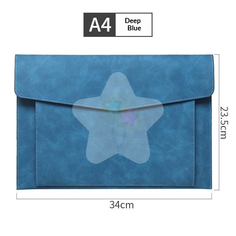 A4 PU Leather Document Bag Storage Bag Large Capacity Double-layer File Folder
A4 PU Leather Document Bag Storage Bag Large Capacity Double-layer File Folder