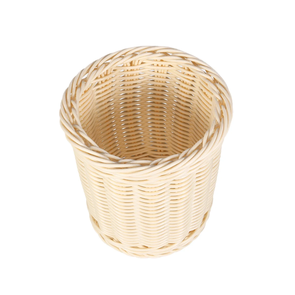 Imitation Rattan Storage Basket Plastic Pen Holder Desk ganizer Sundries Basket Table Waste Bin Premium Material Gift
Imitation Rattan Storage Basket Plastic Pen Holder Desk ganizer Sundries Basket Table Waste Bin Premium Material Gift