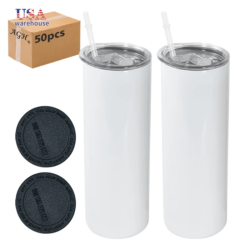 50pcs Pack 20oz Double Wall Stainless Steel Insulation Sublimation White Tumbler with Plastic Straw and Rubber Bottom Hu
50pcs Pack 20oz Double Wall Stainless Steel Insulation Sublimation White Tumbler with Plastic Straw and Rubber Bottom Hu