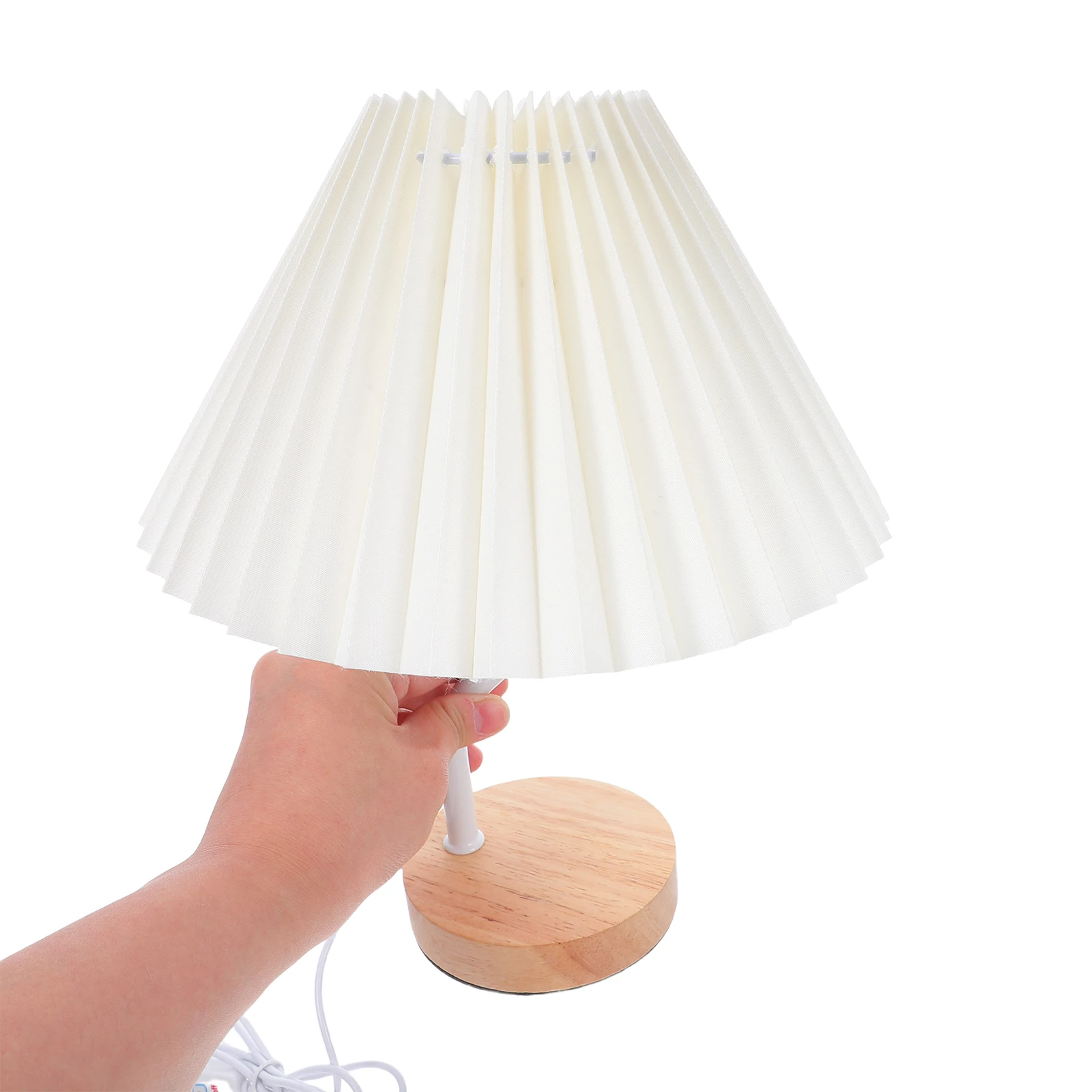 Ambient Light Pleated Nightstand Desk Lamp Wrinkle Small Wooden Modern Bedside Fabric Table
Ambient Light Pleated Nightstand Desk Lamp Wrinkle Small Wooden Modern Bedside Fabric Table