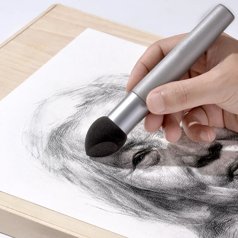 1pc Sketch Pen Brush Rubbing Sponge Wipe Sketch Pen Clean Tool Set for Art Highlight Gray Surface Detail Processing Pen
1pc Sketch Pen Brush Rubbing Sponge Wipe Sketch Pen Clean Tool Set for Art Highlight Gray Surface Detail Processing Pen