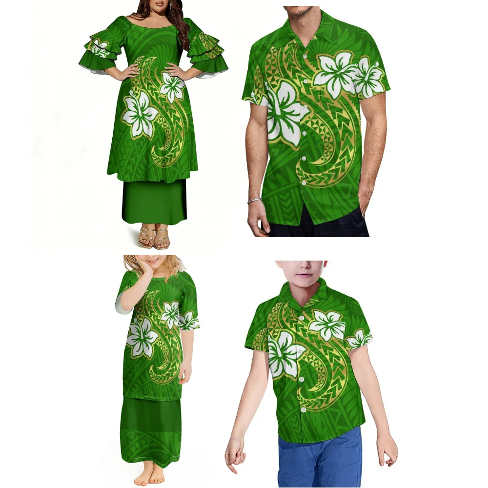 Polynesian Islands Customized High-Quality Family Sets - Hawaiian Women'S Girls Puletasi Dress - Men'S Boys Casual Shirt
Polynesian Islands Customized High-Quality Family Sets - Hawaiian Women'S Girls Puletasi Dress - Men'S Boys Casual Shirt