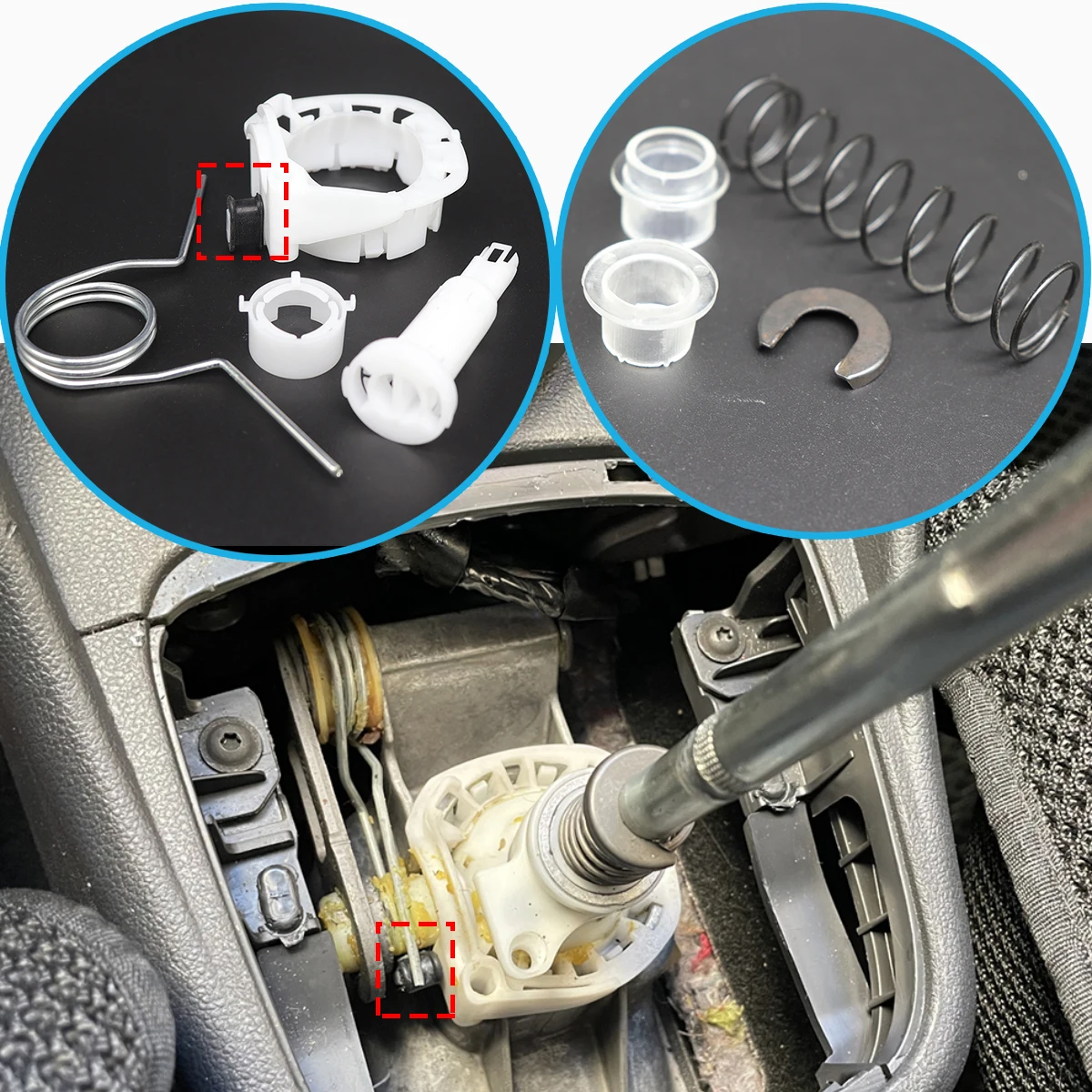 Upgrade Bush Fix Gear Shift Bearing Shell Shifter GearBox Lever Rod Spring for Skoda Fabia MK1 MK2 6Y2 6Y3 6Y5 5J 545 1999-2014
Upgrade Bush Fix Gear Shift Bearing Shell Shifter GearBox Lever Rod Spring for Skoda Fabia MK1 MK2 6Y2 6Y3 6Y5 5J 545 1999-2014