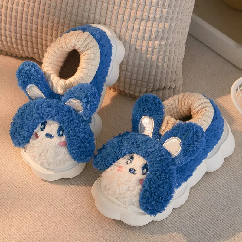 Women Cute Rabbit Cartoon Plush Novelty Slippers Closed Toe Furry Soft Sole Slip On Shoes Winter Warm Fuzzy Home Slippers
Women Cute Rabbit Cartoon Plush Novelty Slippers Closed Toe Furry Soft Sole Slip On Shoes Winter Warm Fuzzy Home Slippers