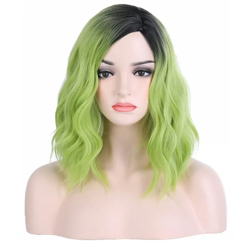 European and American style wig with bangs, wavy short curly hair, synthetic high-temperature fiber, suitable for daily wear, fu
European and American style wig with bangs, wavy short curly hair, synthetic high-temperature fiber, suitable for daily wear, fu