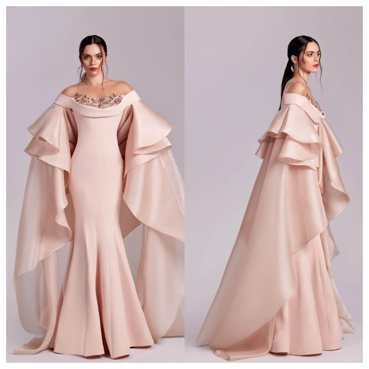 CustomizedvCustomized Exquisite Pink Satin Evening Dress Mermaid Off the Shoulder Celebrity Gowns Crystal Bespoke Occasion Gown
CustomizedvCustomized Exquisite Pink Satin Evening Dress Mermaid Off the Shoulder Celebrity Gowns Crystal Bespoke Occasion Gown