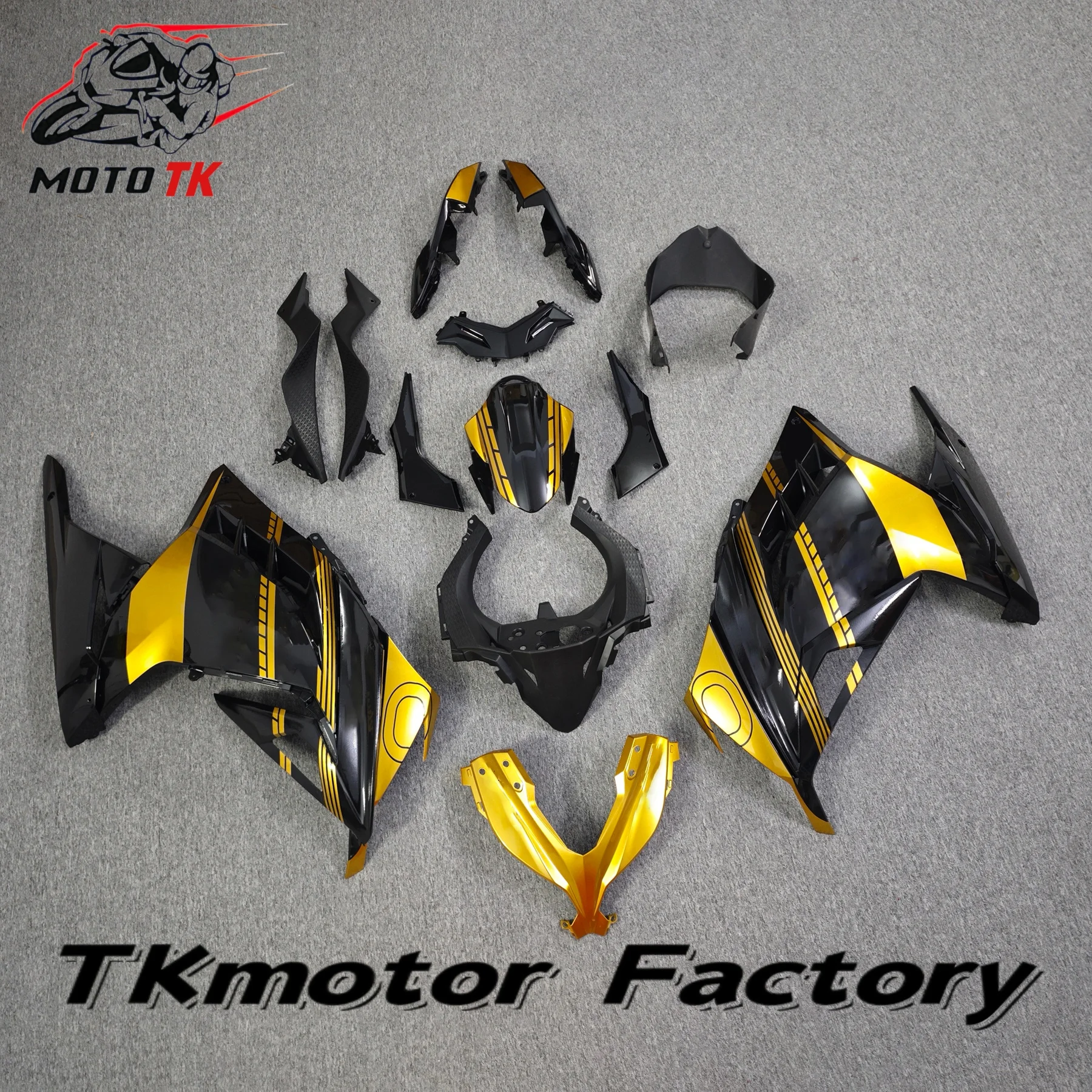 The motorcycle fairing kit is suitable for KAWASAKI Ninja 300 2013 2014 2015 2016 2017 2018 ZX300 EX300 fairing black
The motorcycle fairing kit is suitable for KAWASAKI Ninja 300 2013 2014 2015 2016 2017 2018 ZX300 EX300 fairing black