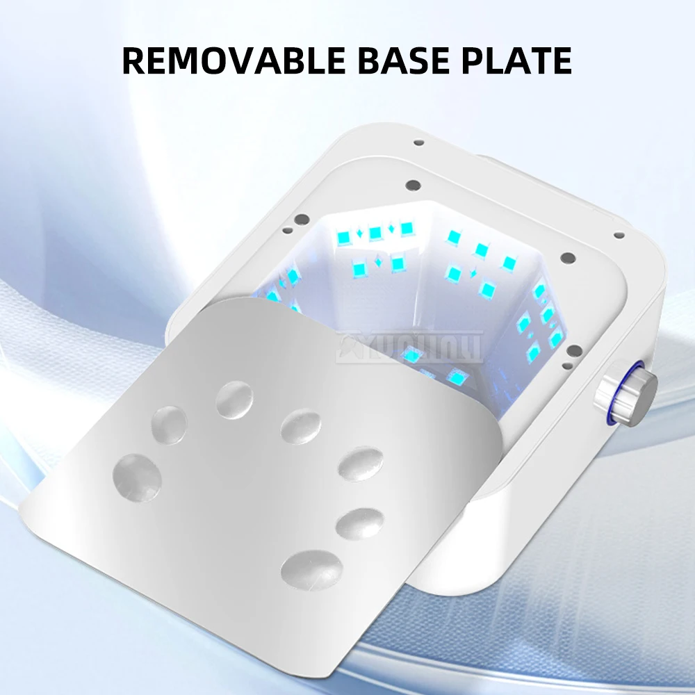 Portable Nail Dryer with Hand Pillow Phototherapy Light Rotation Button 4 Gear Timing for Salon And Home Use
Portable Nail Dryer with Hand Pillow Phototherapy Light Rotation Button 4 Gear Timing for Salon And Home Use