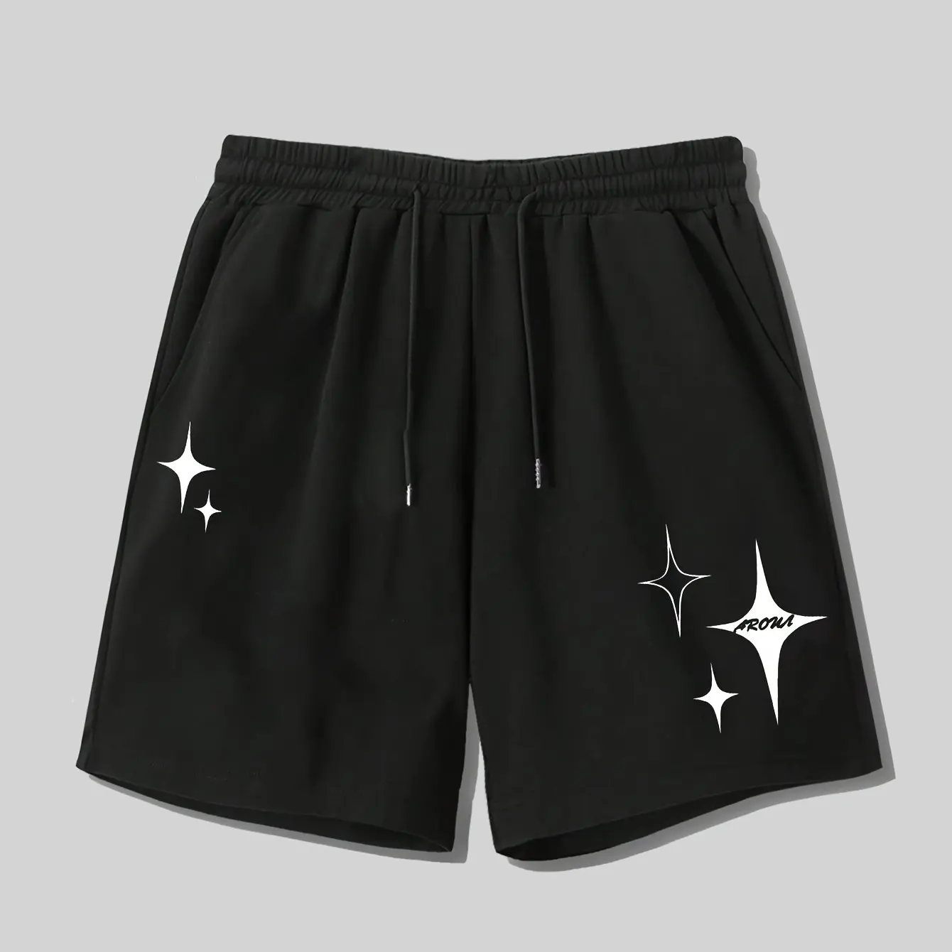 Men's Printed Letter Pattern and Letter Printed Shorts with Waistband and Pockets, Summer Street Fashion Shorts
Men's Printed Letter Pattern and Letter Printed Shorts with Waistband and Pockets, Summer Street Fashion Shorts