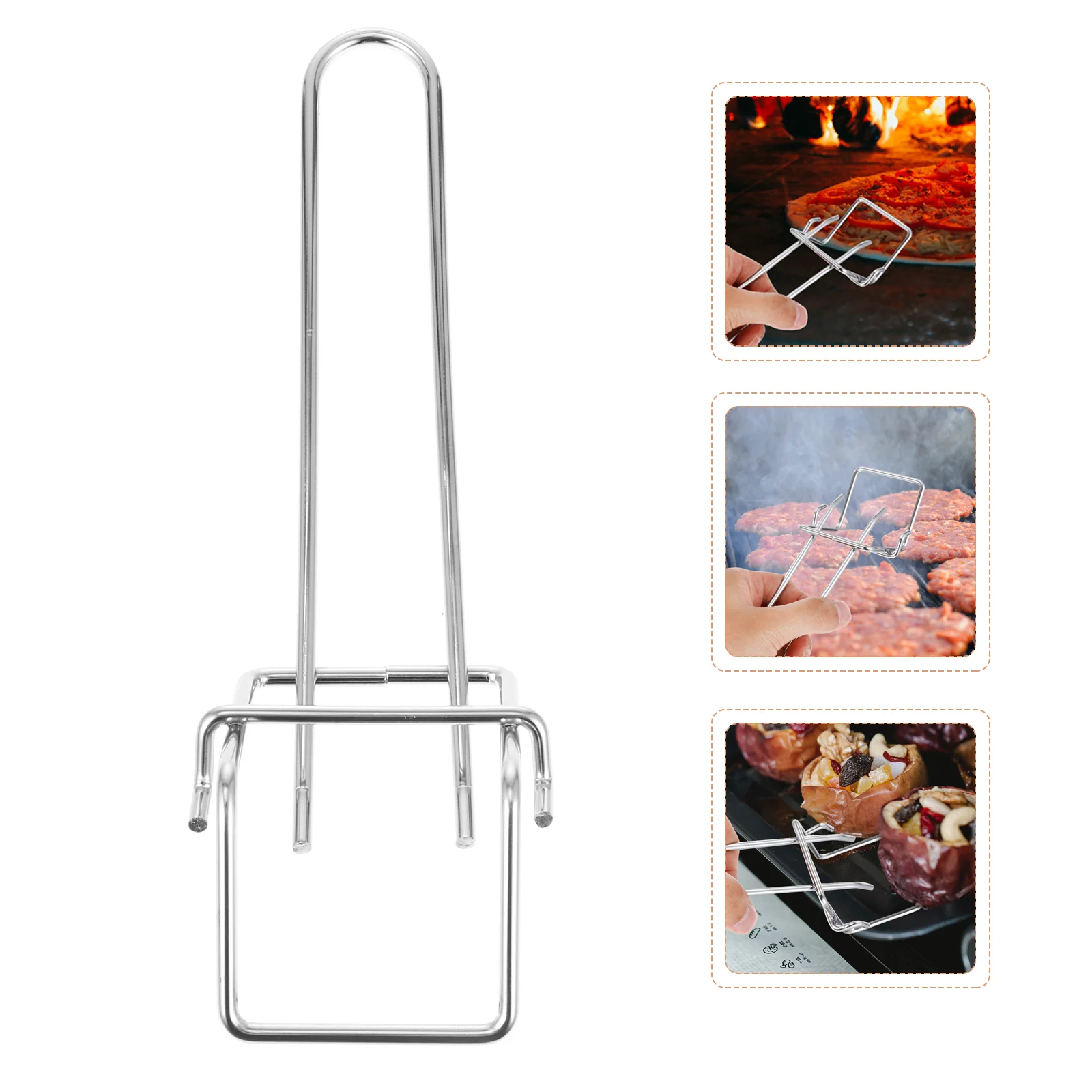 Stainless Steel Baking Pan Clamp Kitchen Tong Anti scald Gripper Narrow Environment Handle Comfortable
Stainless Steel Baking Pan Clamp Kitchen Tong Anti scald Gripper Narrow Environment Handle Comfortable