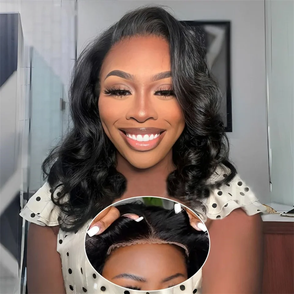 5x5 Body Wave Glueless Wigs Human Hair Preplucked Density200 No Glue HD Pre Cut Lace Body Wave Bob Wig Human Hair Ready To Wear
5x5 Body Wave Glueless Wigs Human Hair Preplucked Density200 No Glue HD Pre Cut Lace Body Wave Bob Wig Human Hair Ready To Wear