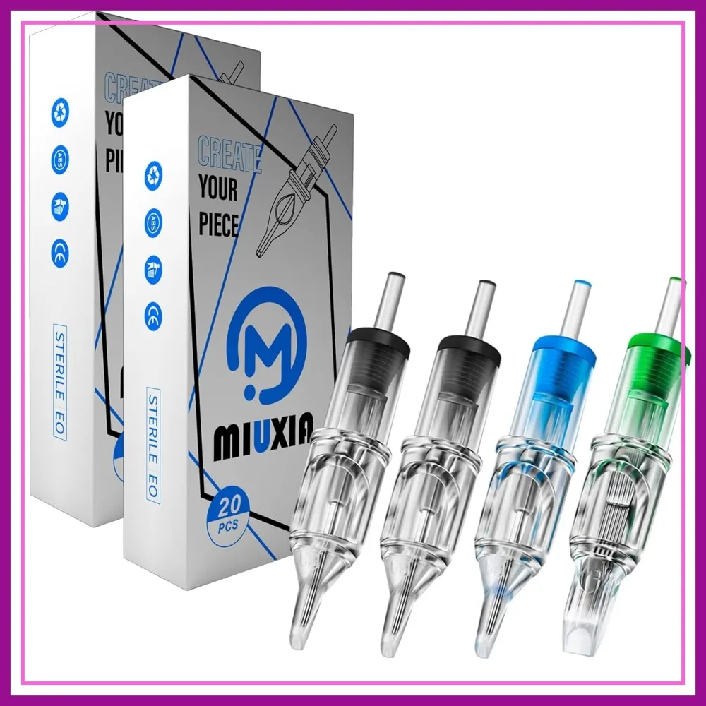 40Pcs Tattoo Cartridge Needles Assorted Mixed Round Liner Shader Magnum 3RL 5RL 5RS 7M1 Disposable Membrane Tattoo Supplies
40Pcs Tattoo Cartridge Needles Assorted Mixed Round Liner Shader Magnum 3RL 5RL 5RS 7M1 Disposable Membrane Tattoo Supplies