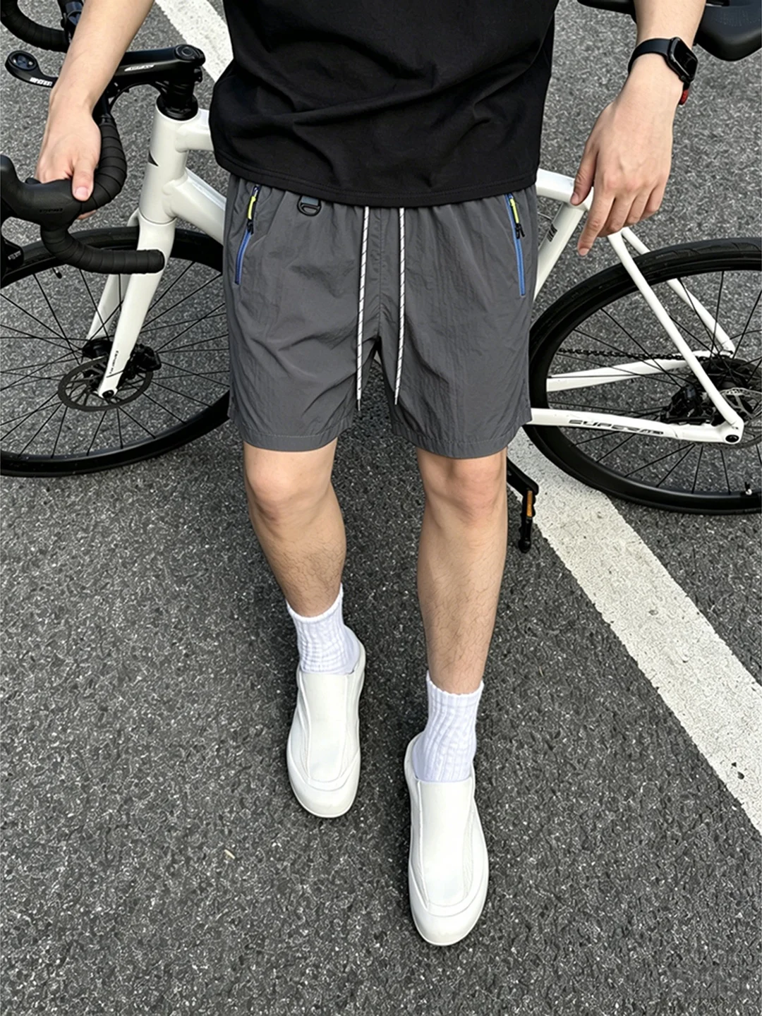 Quick Dry Outdoor Cycling Shorts Men's Summer Thin American Fitness Training Four-Legged Marathon Running Sport Pants
Quick Dry Outdoor Cycling Shorts Men's Summer Thin American Fitness Training Four-Legged Marathon Running Sport Pants