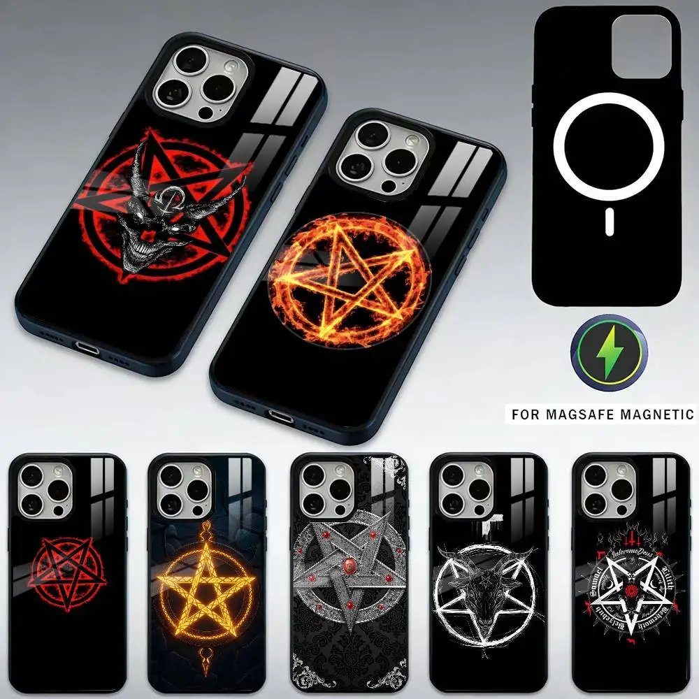 Gothic Satanic Pentagram Phone Case For iPhone17,16,15,14,13,12,11 Plus,Pro Max Magnetic For Magsafe Wireless Charging
Gothic Satanic Pentagram Phone Case For iPhone17,16,15,14,13,12,11 Plus,Pro Max Magnetic For Magsafe Wireless Charging