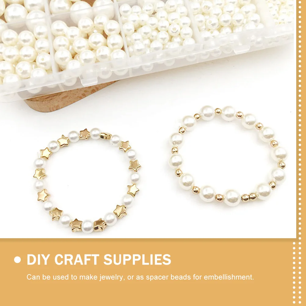 720pcs Pearl Set Metallic Round Beads for DIY Jewelry Crafts Lightweight Durable Bracelet Necklace Materials Spacer Beads
720pcs Pearl Set Metallic Round Beads for DIY Jewelry Crafts Lightweight Durable Bracelet Necklace Materials Spacer Beads