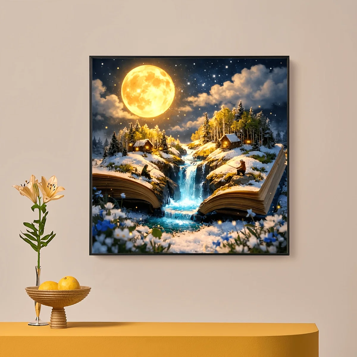 Dreamy Moonlight Waterfall Landscape Jigsaw Puzzle 500/1024 PCS Holiday Stress Relieving Fun Games Home Decor Holiday Gifts
Dreamy Moonlight Waterfall Landscape Jigsaw Puzzle 500/1024 PCS Holiday Stress Relieving Fun Games Home Decor Holiday Gifts