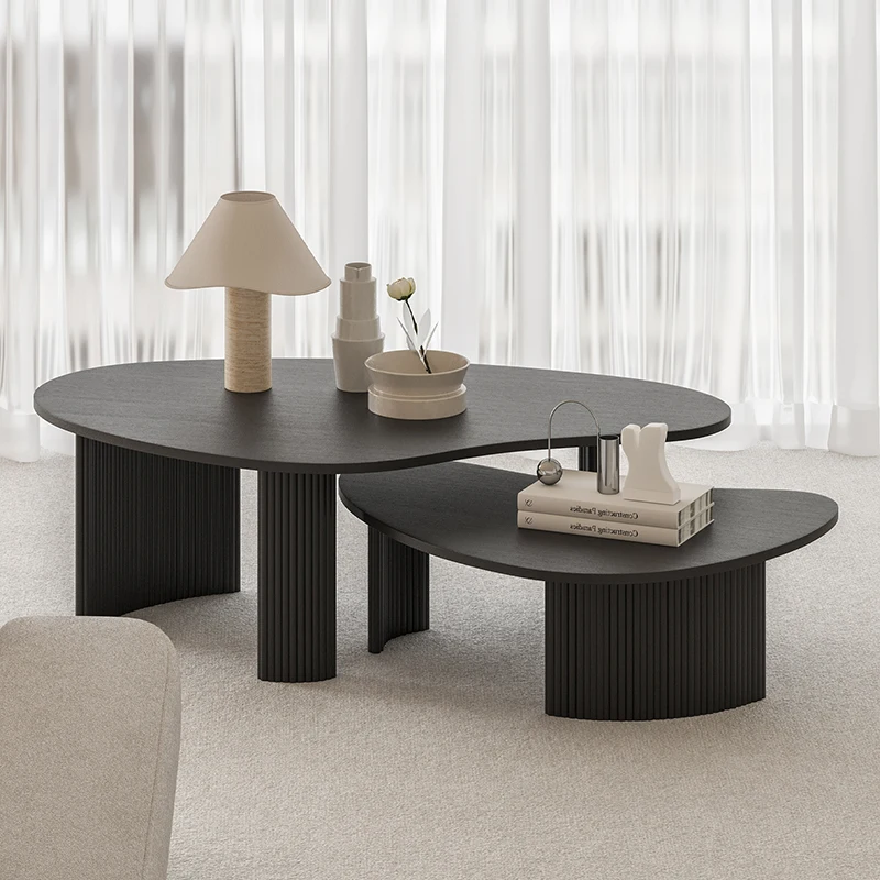 Irregular crescent moon coffee table living room home designer Internet celebrity cloud wabi sabi black tea table
Irregular crescent moon coffee table living room home designer Internet celebrity cloud wabi sabi black tea table