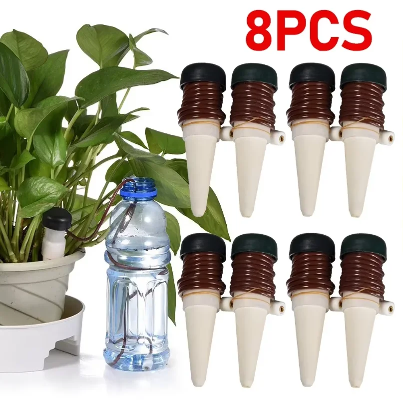 8PCS Self-Watering Drippers, Automatic Deep Root Irrigation Tool for Flower Pots & Bonsai Plants
8PCS Self-Watering Drippers, Automatic Deep Root Irrigation Tool for Flower Pots & Bonsai Plants