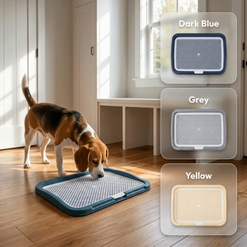 Easy Clean Puppy Potty Training Tray Leak Proof Mesh Dog Toilet Tray Detachable Reusable Dog Potty Training Toilet
Easy Clean Puppy Potty Training Tray Leak Proof Mesh Dog Toilet Tray Detachable Reusable Dog Potty Training Toilet