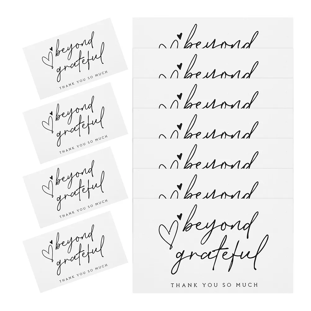 150Pcs Thank You Cards Small Business Chic Simple Design Compact Size Thank You Posts for Bakery Salon Online Shop Packing
150Pcs Thank You Cards Small Business Chic Simple Design Compact Size Thank You Posts for Bakery Salon Online Shop Packing
