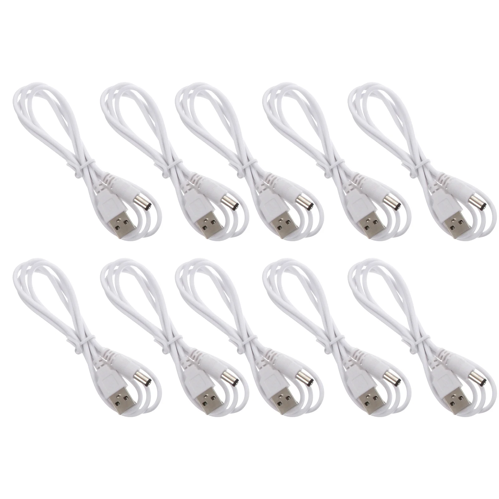 10Pcs USB to Dc Cable White 5.5x2.1mm Efficient Fast Charging Replacement Cord for Laptop USB Port Cable
10Pcs USB to Dc Cable White 5.5x2.1mm Efficient Fast Charging Replacement Cord for Laptop USB Port Cable