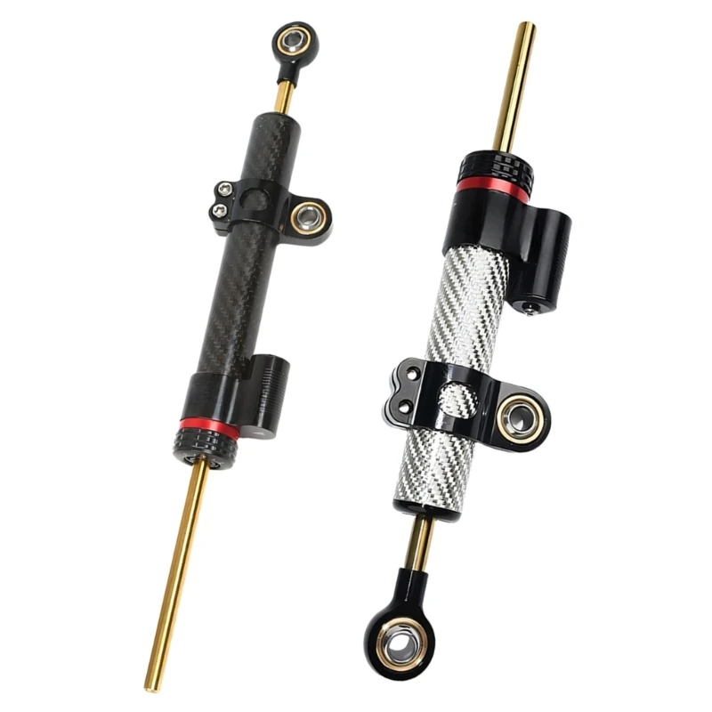 57BA Speed Motorcycle Steering regulator 345mm Carbon Fiber For Comfortable Ride