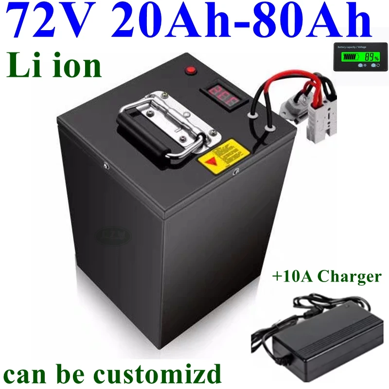 CZW'72V 20AH 30AH 40Ah 50AH 60AH 70AH 80Ah Lithium -ion battery with BMS for motorcycle electric car pedal energy golf cart
CZW'72V 20AH 30AH 40Ah 50AH 60AH 70AH 80Ah Lithium -ion battery with BMS for motorcycle electric car pedal energy golf cart