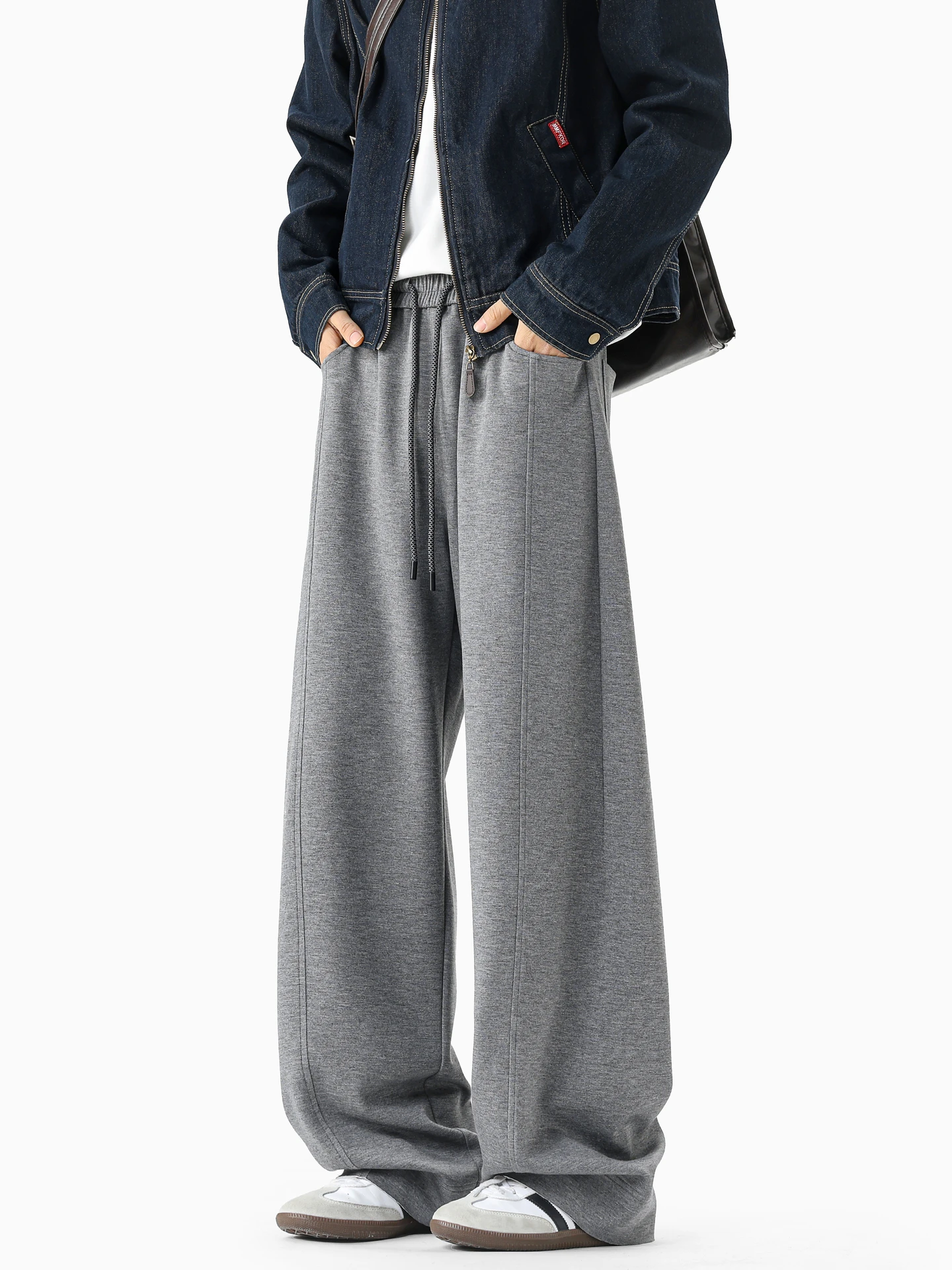 American Retro Deconstructed Splice Drapey Sport Pants Men Women Spring Loose Wide Leg Match All Long Trousers Sweatpants
American Retro Deconstructed Splice Drapey Sport Pants Men Women Spring Loose Wide Leg Match All Long Trousers Sweatpants