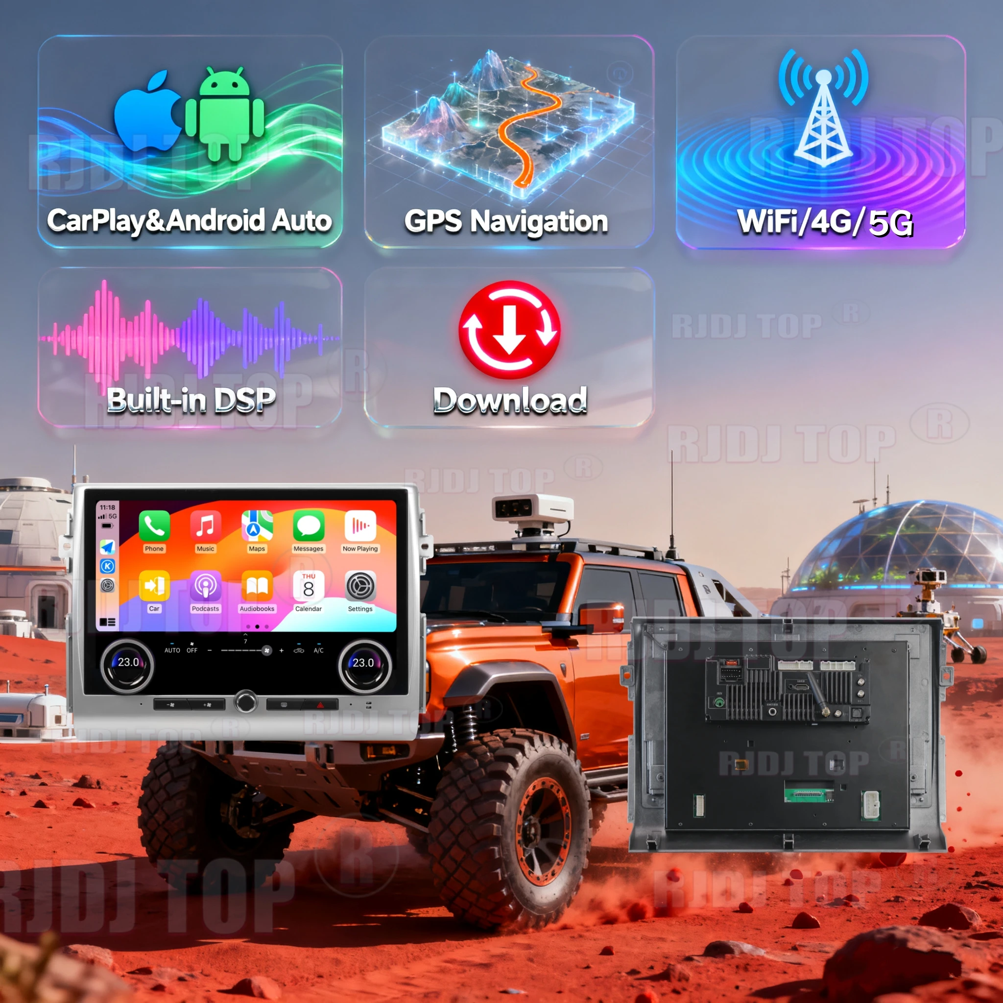 13" Android 14.0 CarPlay GPS Navigation 5G WiFi QLED Car Multimedia Player RDS Car Stereo Radio For Toyota FJ Cruiser 2007-2022
13" Android 14.0 CarPlay GPS Navigation 5G WiFi QLED Car Multimedia Player RDS Car Stereo Radio For Toyota FJ Cruiser 2007-2022