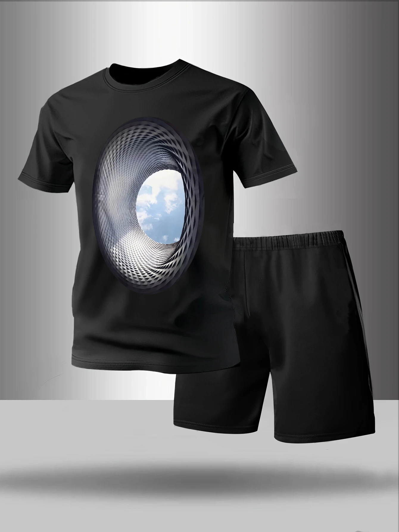 Two piece men's pajamas for spring summer autumn winter short sleeved shorts fashionable geometric pattern home suit set
Two piece men's pajamas for spring summer autumn winter short sleeved shorts fashionable geometric pattern home suit set