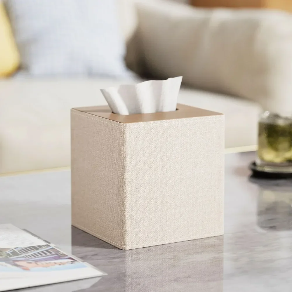 Light Luxury Desktop Roll Paper Box PU Leather Sturdy Paper Dispenser Practical Dust Proof Tissue Storage Box Office
Light Luxury Desktop Roll Paper Box PU Leather Sturdy Paper Dispenser Practical Dust Proof Tissue Storage Box Office