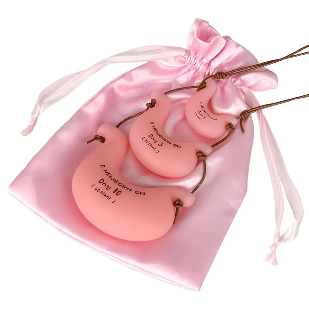 Practical Stomach Shaped Necklace with Beads Estimated Baby's Belly Stomach Size Visual Teaching Tool for Breastfeed Consultants
Practical Stomach Shaped Necklace with Beads Estimated Baby's Belly Stomach Size Visual Teaching Tool for Breastfeed Consultants