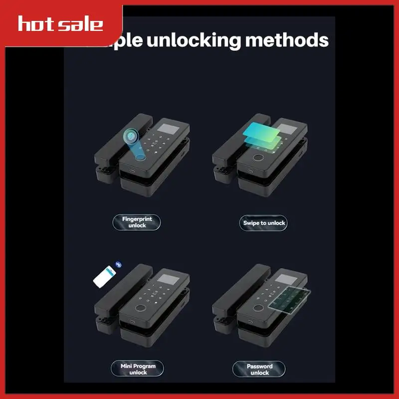 Double Glass Door Lock Smart Lock APP Biometric Swiping Card Fingerprint Password Lock Glass Door Locks For Office Door
Double Glass Door Lock Smart Lock APP Biometric Swiping Card Fingerprint Password Lock Glass Door Locks For Office Door