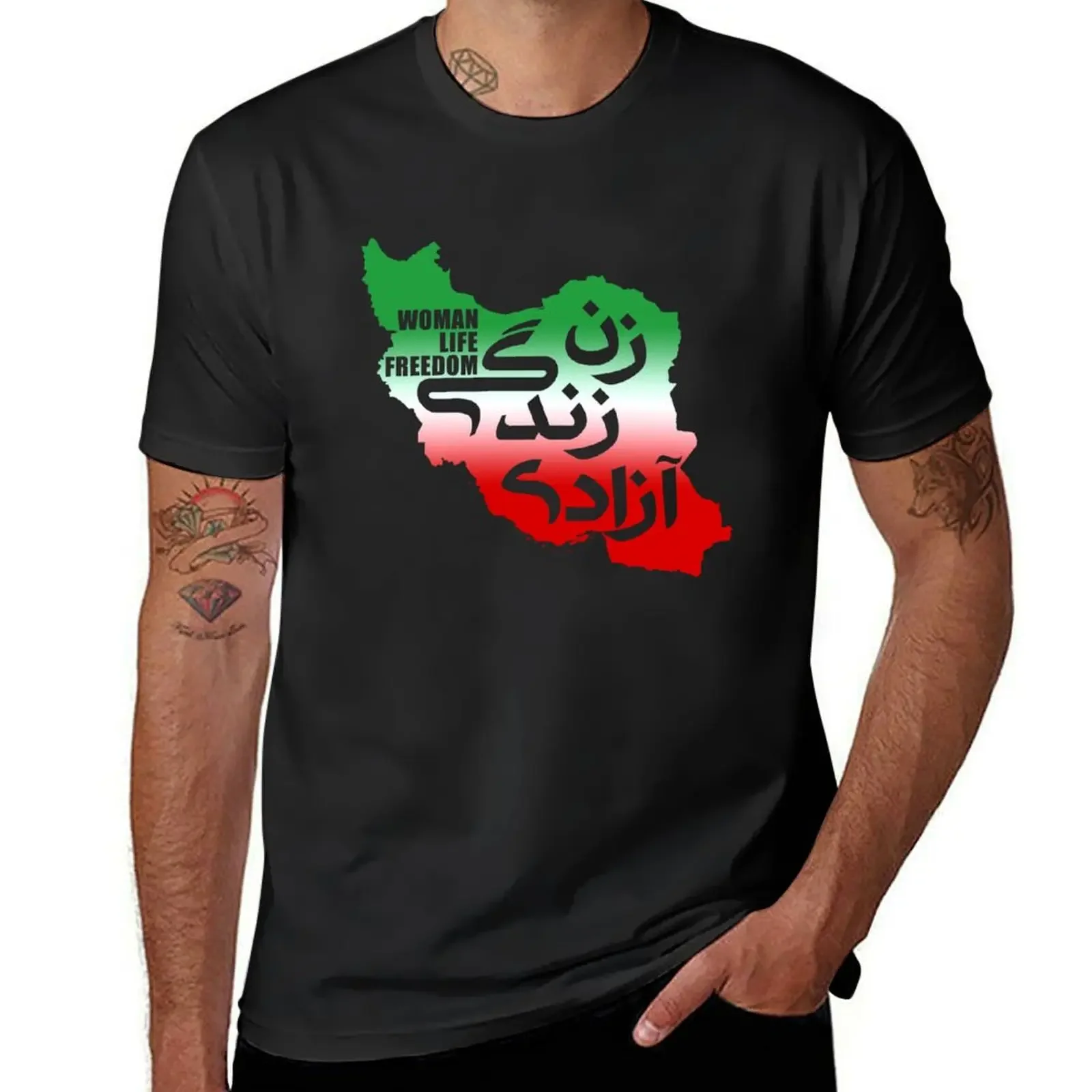 Woman, Life, Freedom T-Shirt hippie clothes plus size tops T-shirts for men cotton
Woman, Life, Freedom T-Shirt hippie clothes plus size tops T-shirts for men cotton