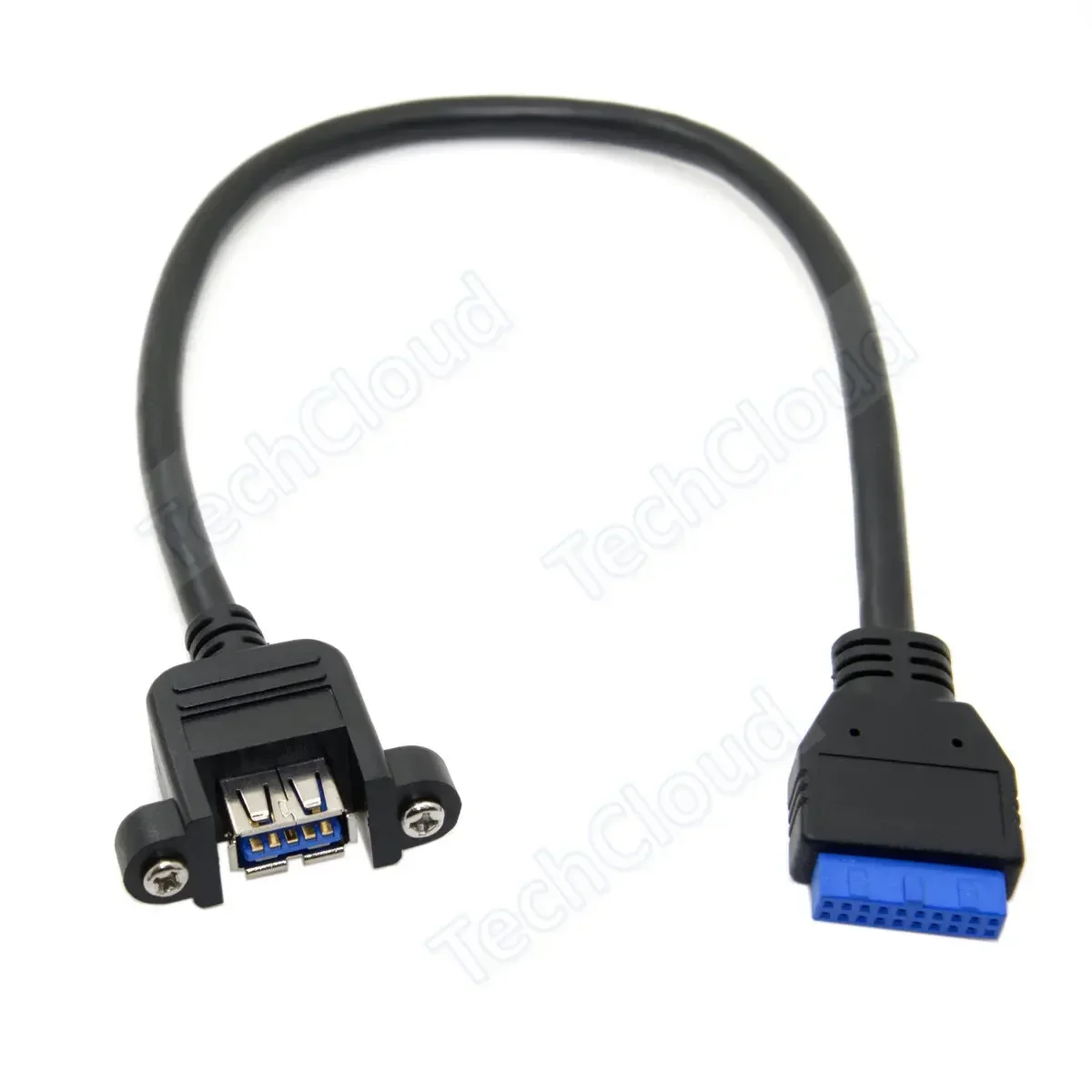 USB 3.0 Female with Screw Mount Type to Motherboard 20pin Cable,Motherboard 19pin to USB Female with Screw hole
USB 3.0 Female with Screw Mount Type to Motherboard 20pin Cable,Motherboard 19pin to USB Female with Screw hole