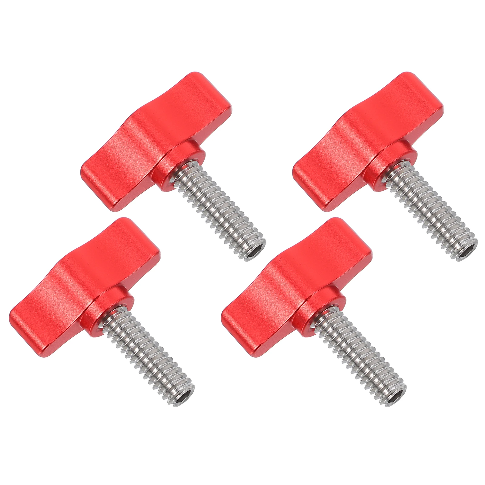 4pcs Aluminum T Shape Thumb Screws Hand Grip Knob Compact Wing Screws for Camera Tripod Equipment Woodworking
4pcs Aluminum T Shape Thumb Screws Hand Grip Knob Compact Wing Screws for Camera Tripod Equipment Woodworking