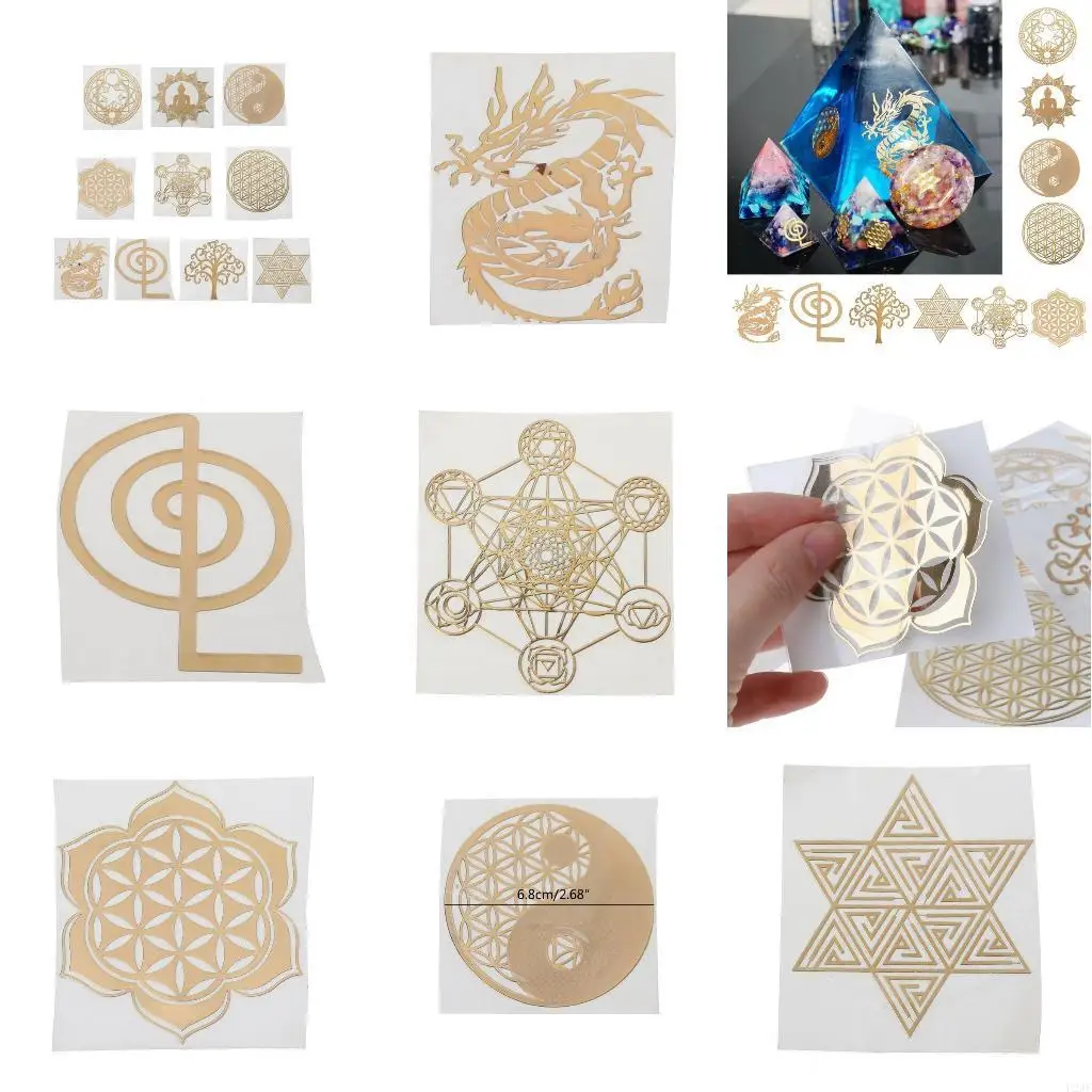 Orgonite Stickers 10 Pieces Copper Orgonite Sticker Adhesive Resin DIY Mold
Orgonite Stickers 10 Pieces Copper Orgonite Sticker Adhesive Resin DIY Mold